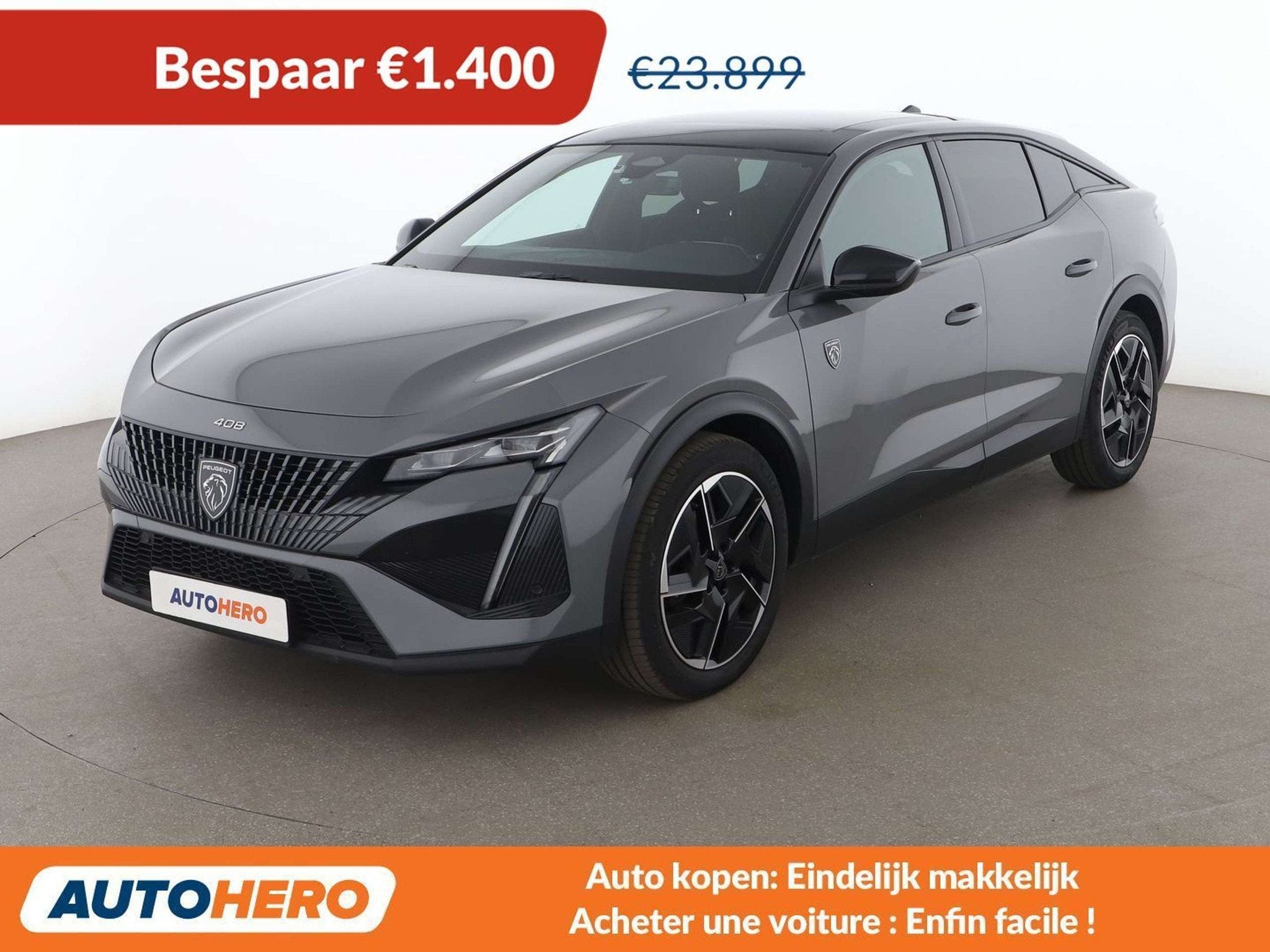 Peugeot 408 1.2 PureTech GT (année de construction 2024), Autos, Peugeot, Argent ou Gris, Achat, Détection des panneaux routiers