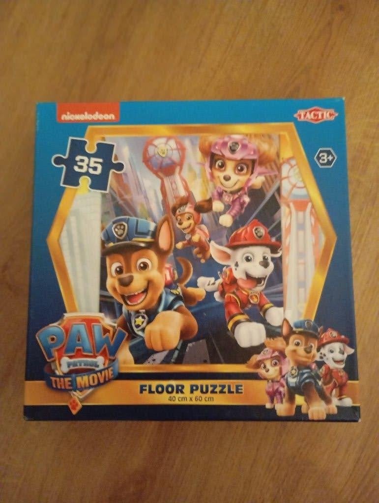Paw patrol vloerpuzzel, Ophalen, 10 tot 50 stukjes, Zo goed als nieuw
