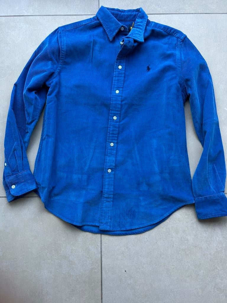 Blauw hemd Ralph Lauren maat S, Kleding | Dames, Ophalen of Verzenden, Zo goed als nieuw, Maat 36 (S), Blauw