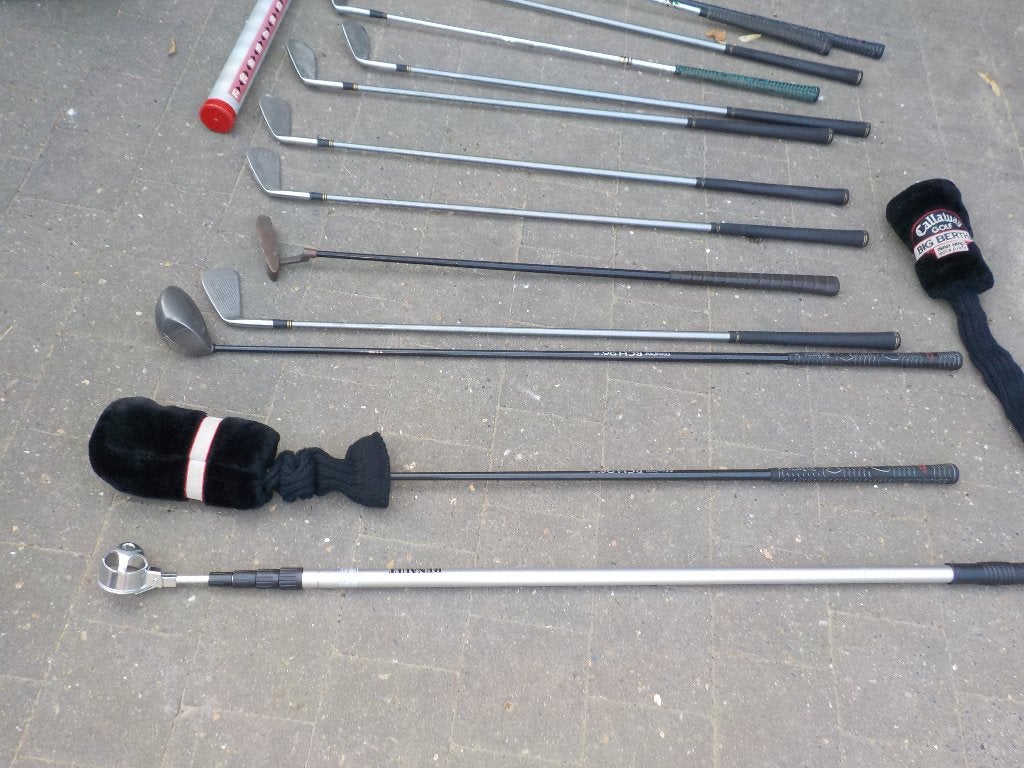 Golfset : golfzak / clubs / ballen ...., Ophalen, Tas