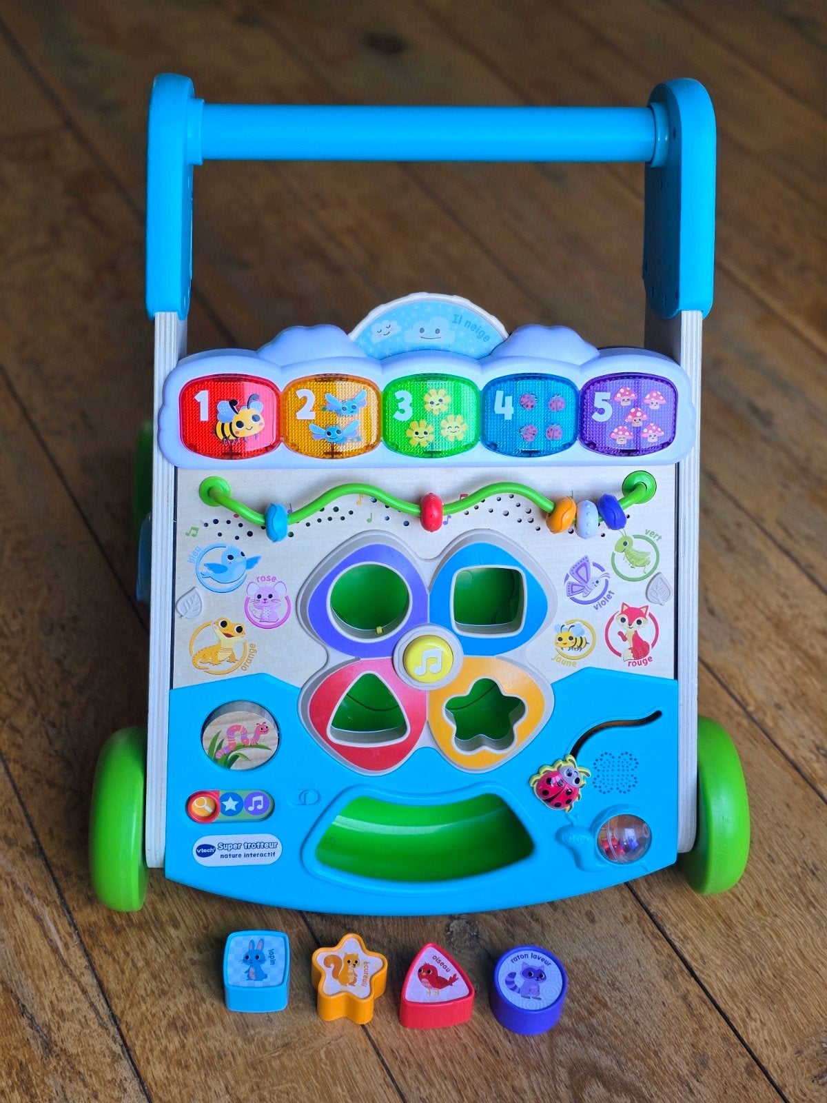 Trotteur Vtech Nature Interactif Neuf en bois