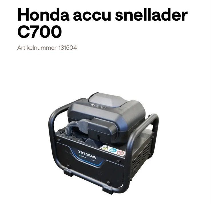trilplaat accu 2x plus lader, Ophalen