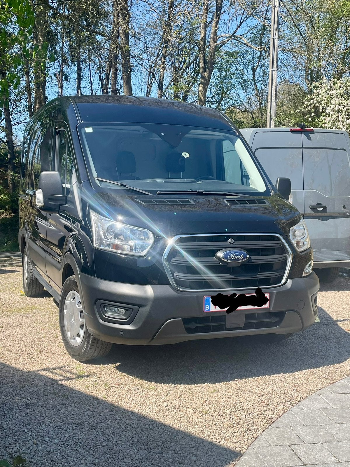 Ford Transit 330 L2H2 Trend 2020 108 000 km tva camera rem, Voorwielaandrijving, Stof, 4 cilinders, Zwart