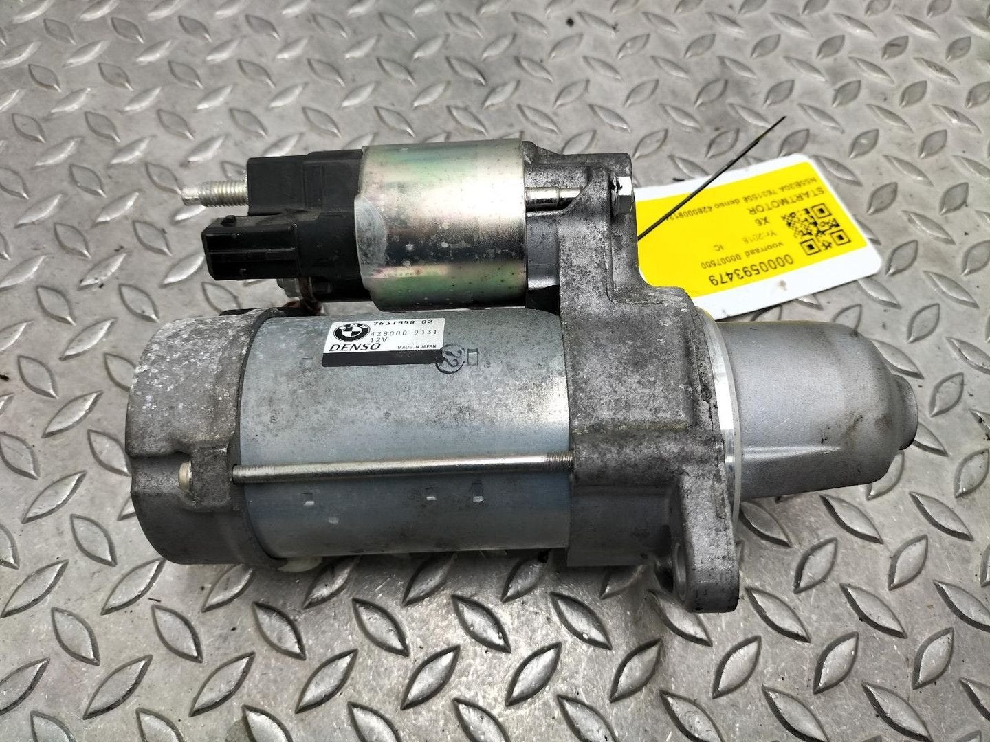 BMW X6 STARTMOTOR 7631558, 4280009131 2018, Ophalen of Verzenden, Gebruikt, ARN erkend