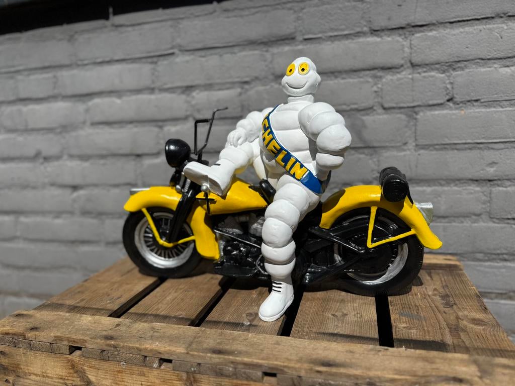 Image publicitaire Michelin Bibendum, Enlèvement, Comme neuf, Panneau publicitaire