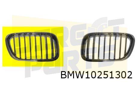 Bmw X5 Serie (-1/07) (E53) Motorkap Grille Rechts (chrome/ti, Auto-onderdelen, -, Voor, -, Nieuw