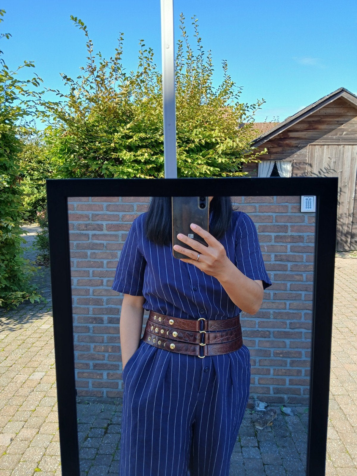 echt leder riem van Ambiente, Kleding | Dames, Ophalen of Verzenden