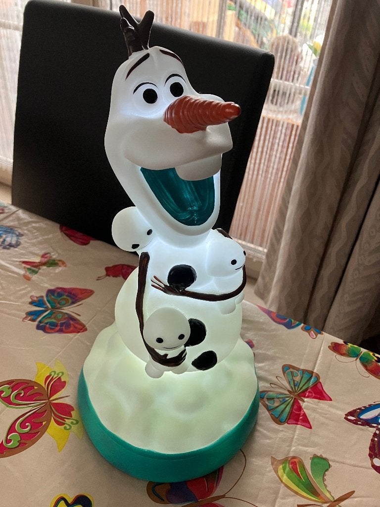Disney Lamp Frozen Olaf 32 Cm, Verzamelen, Ophalen of Verzenden, Overige figuren