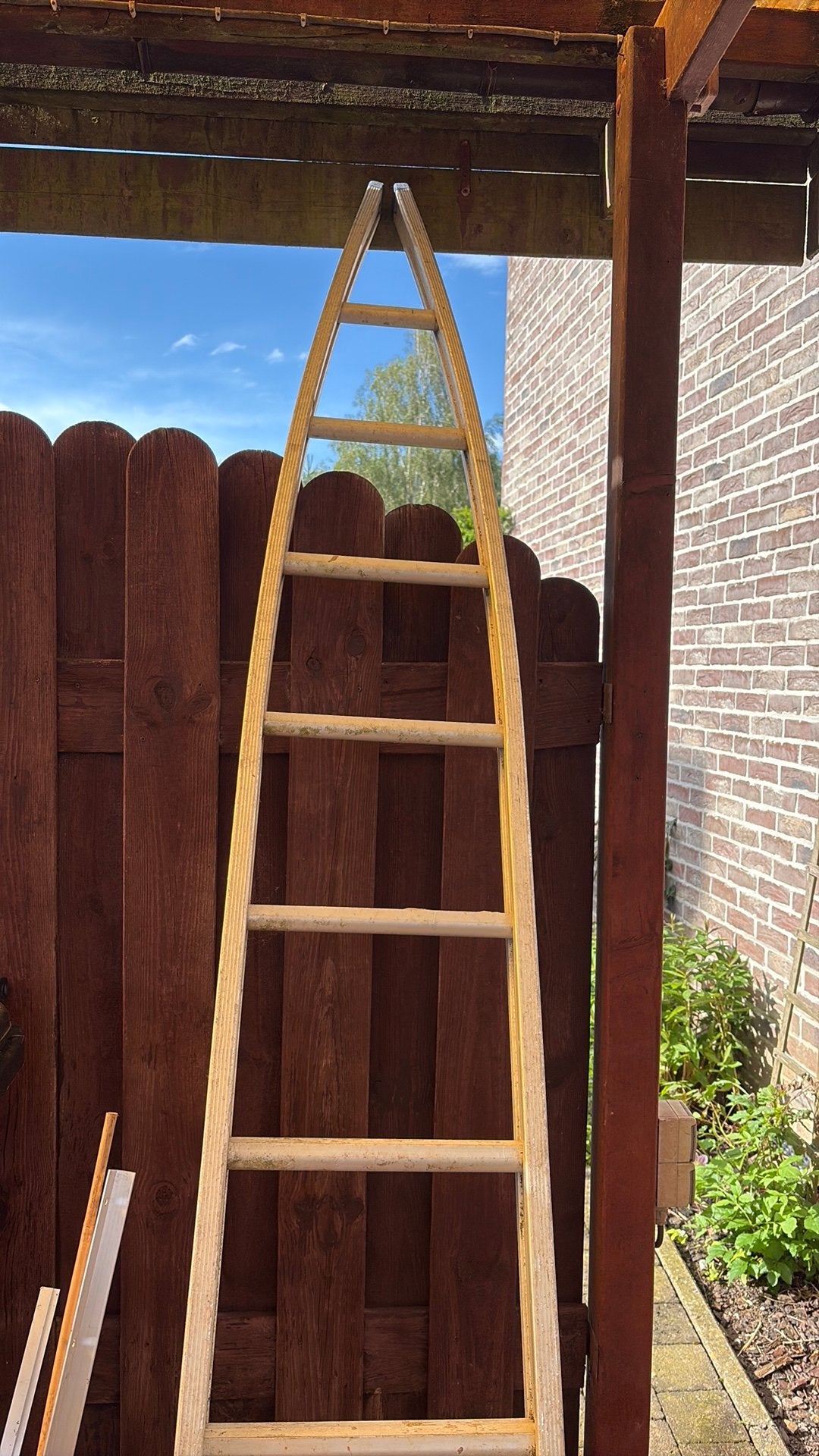 Echelle, Doe-het-zelf en Bouw, Ladders en Trappen, Ophalen of Verzenden, Zo goed als nieuw