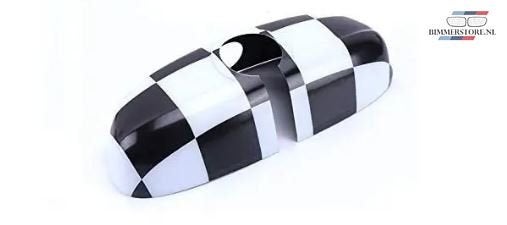 Binnenspiegel kap Checkerd Flag nieuw MINI F54 F55 F56 F57 F, Neuf, -, Origine de la pièce connue, Mini
