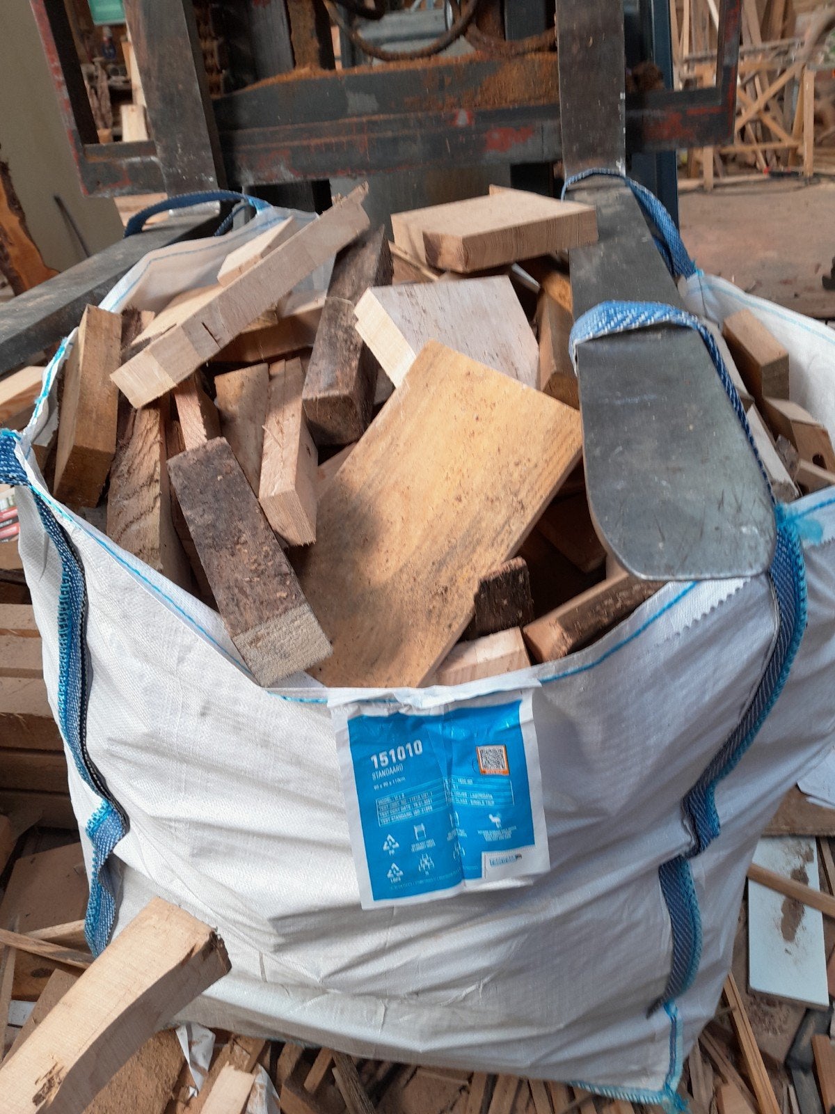 brandhout per bigbag 1m3, Tuin en Terras, Brandhout, Ophalen