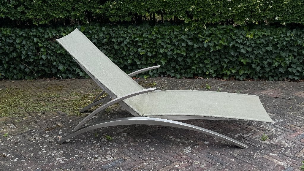 Ligstoel - Royal Botania O-Zon - 4stuks, Maison & Meubles, Accessoires pour la Maison | Autre, Utilisé, Métal, Gris, Moderne, Enlèvement