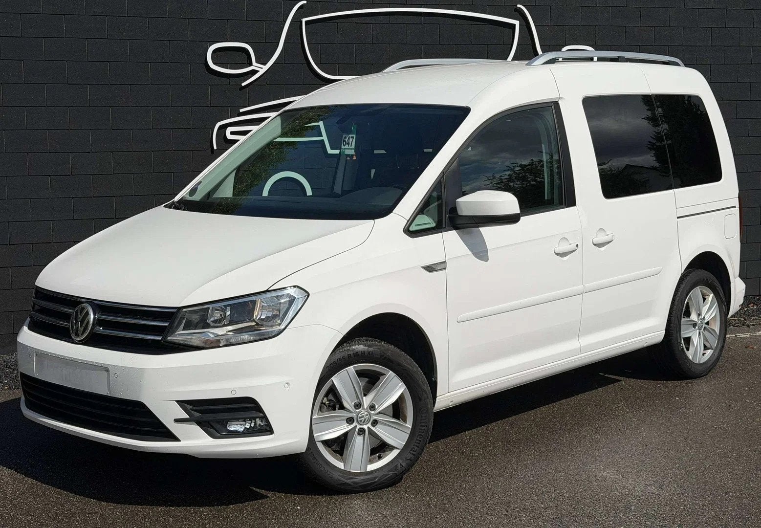 Volkswagen Caddy 1.4 TSI DSG+BOITE AUTO+5 PLACES+NAVI+AIRCO+, Auto's, Volkswagen, Automaat, 4 cilinders, Navigatiesysteem, Wit