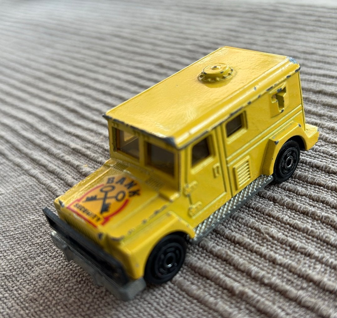 Vintage Matchbox Super Kings Security Truck "Bank Security, Enlèvement, Comme neuf