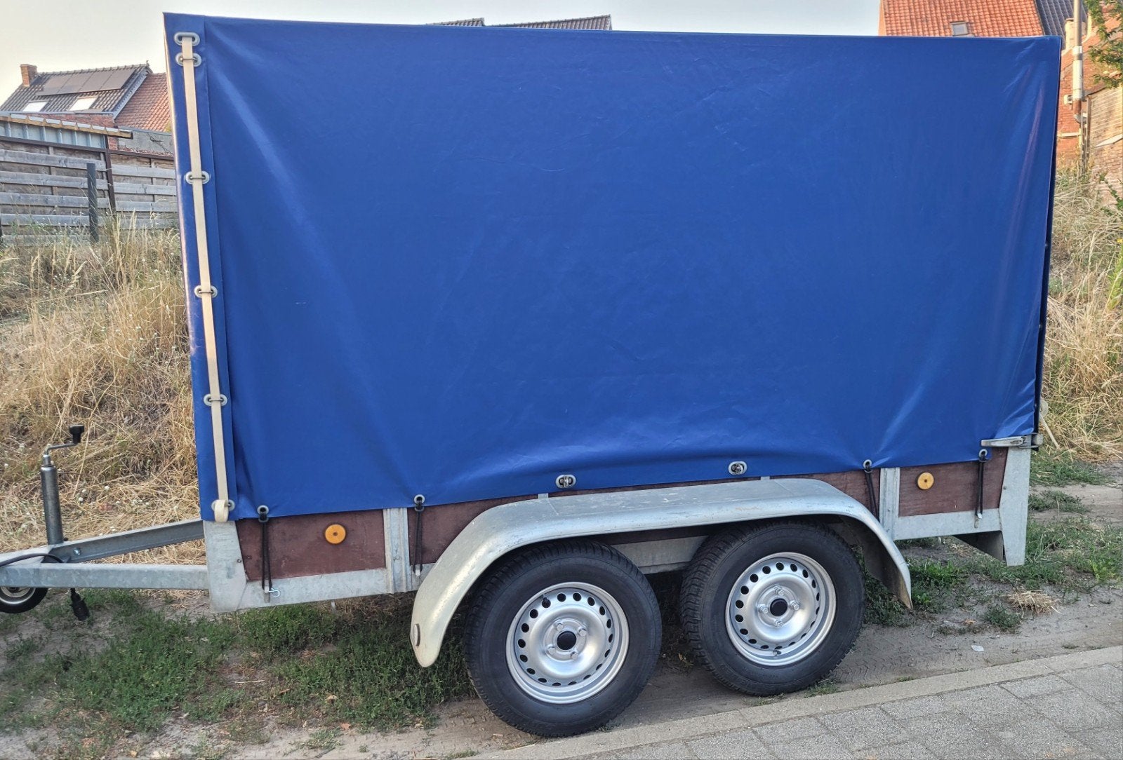 Aanhangwagen met huif, Auto diversen, Aanhangers en Bagagewagens, Ophalen