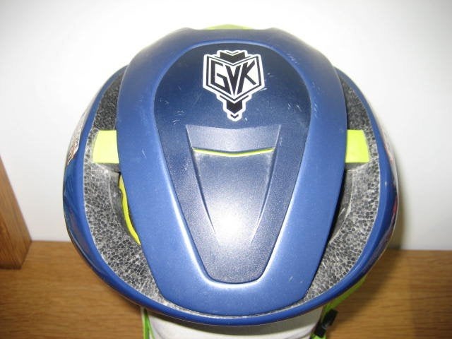 RH+ wielerhelm Guillaume van Keirsbulck Wanty Group Gobert, Sport en Fitness, Wielrennen, Ophalen of Verzenden, Gebruikt, Helm