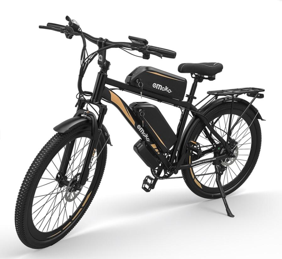 Vélo électrique emoko EC27 Double batterie Autonomie 150 km, Fietsen en Brommers, Elektrische fietsen, Ophalen of Verzenden, Zo goed als nieuw