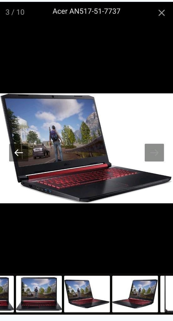 Acer nitro 5, Ophalen of Verzenden, Zo goed als nieuw