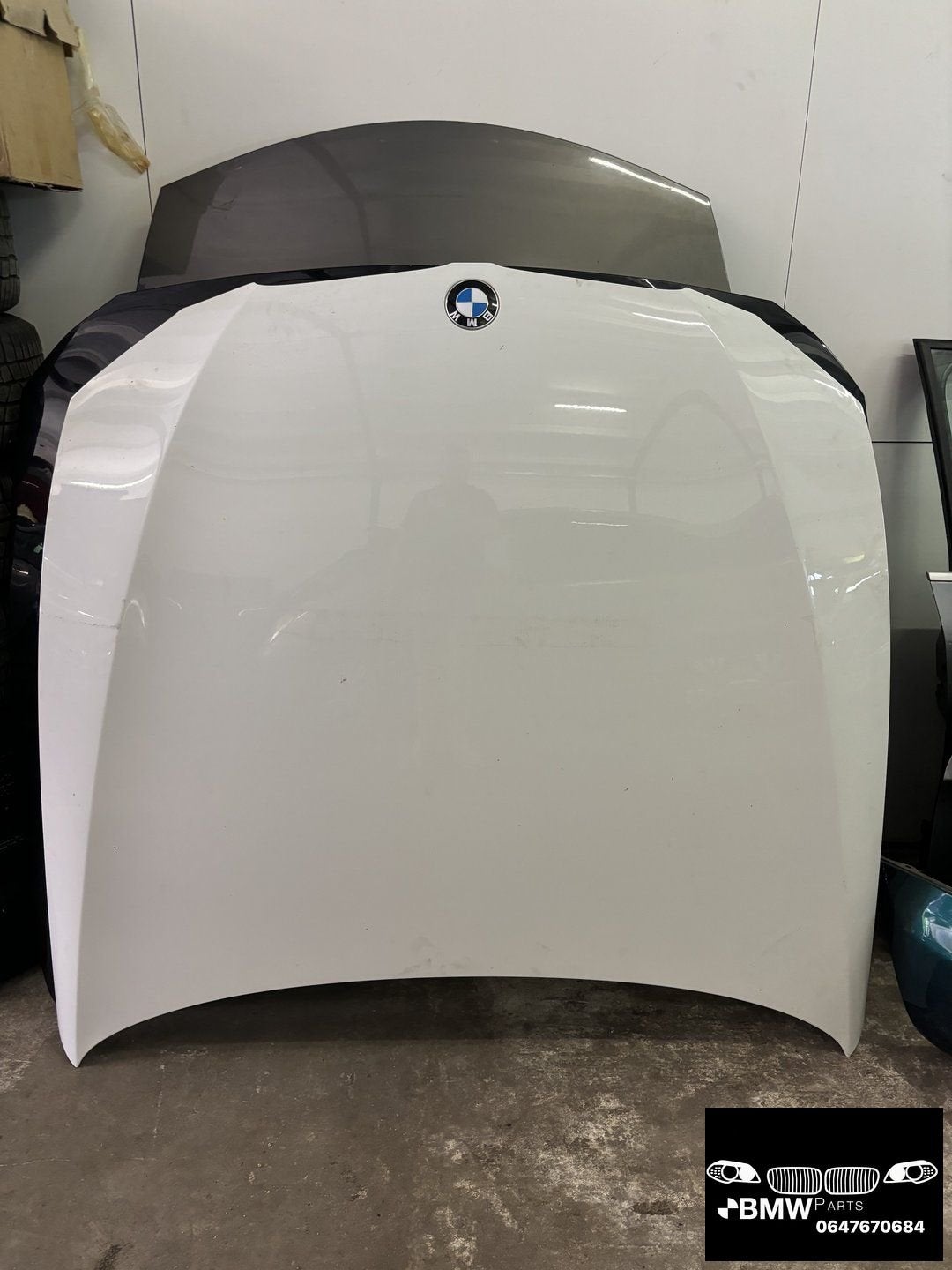 Motorkap Bmw 3-Serie coupe E92 cabrio E93 wit alpinweiss, Auto-onderdelen, Gebruikt, -, Voor, -