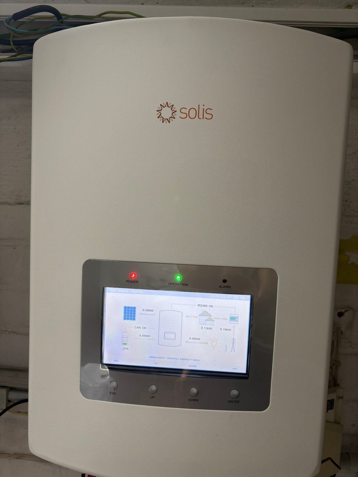 Solis 3khw hybride omvormer - NIEUW, Doe-het-zelf en Bouw, Elektriciteit en Kabels, Nieuw, Ophalen