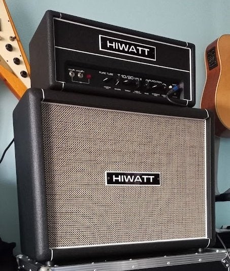Ampli guitare Hiwatt T40/20H MKIII + 2x12 HG212, Enlèvement, Comme neuf, Guitare, 50 à 100 watts