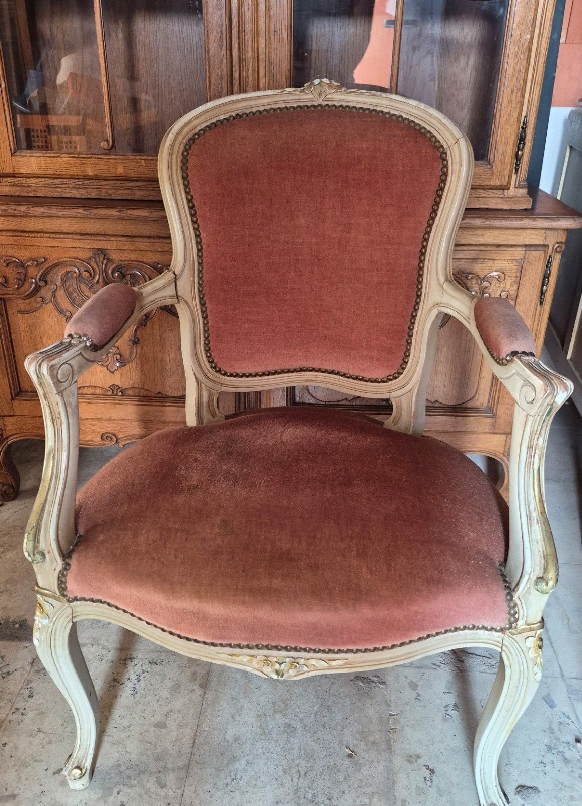 vintage stoel, Huis en Inrichting, Stoelen, Ophalen, Gebruikt, Eén