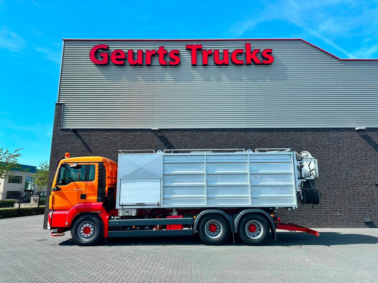 MAN TGS 26.400 6X4 ZUIG/SPOELWAGEN (bj 2015), Auto's, Achterwielaandrijving, 400 pk, Euro 6, Overige kleuren