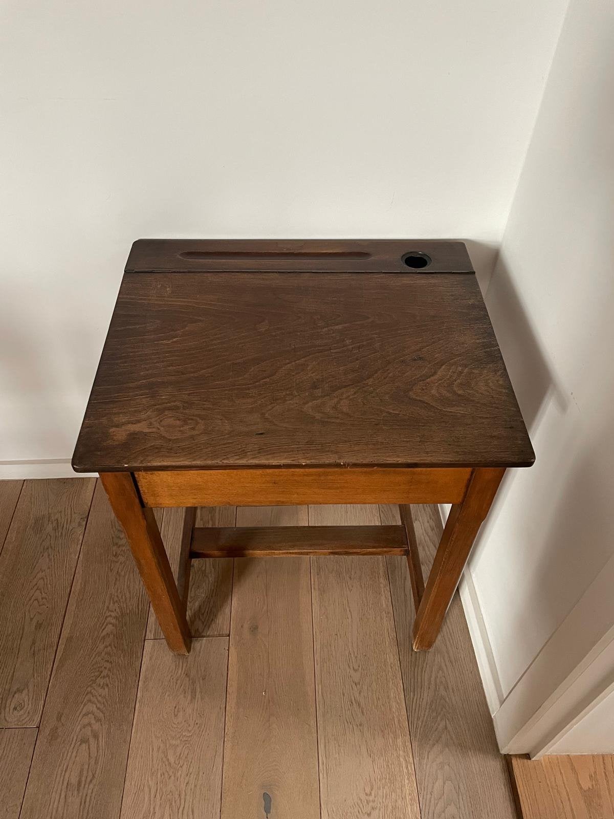 Houten lessenaar, Ophalen, Gebruikt