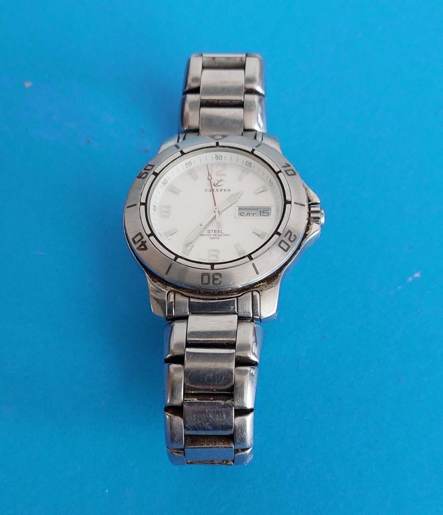 Montre Calypso model 5089, Montre-bracelet, Enlèvement ou Envoi, Acier, Utilisé
