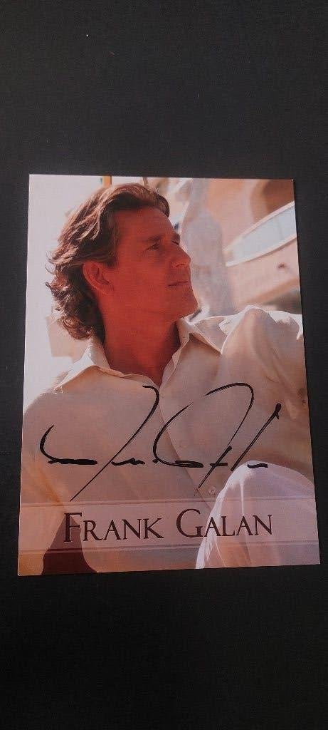 Handtekening Frank Galan gesigneerd, Verzamelen, Muziek, Artiesten en Beroemdheden, Verzenden, Gebruikt, Gesigneerd