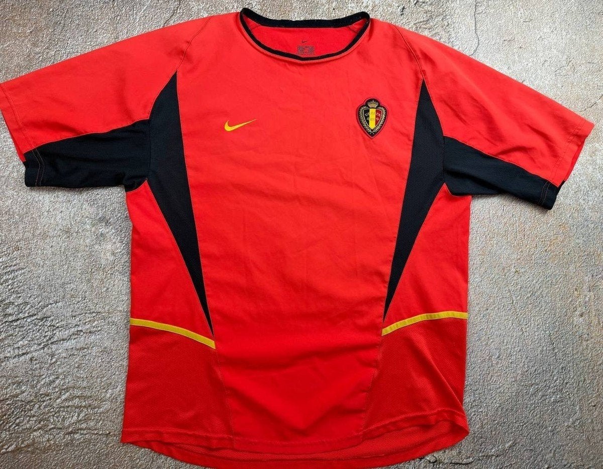 België Voetbal Thuisshirt Orgineel WorldCup 2002, Verzenden