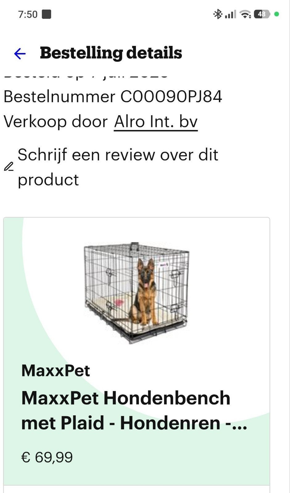 honden bench xxl  met deken.nieuw.mijn hond wil er niet in, Dieren en Toebehoren, Ophalen