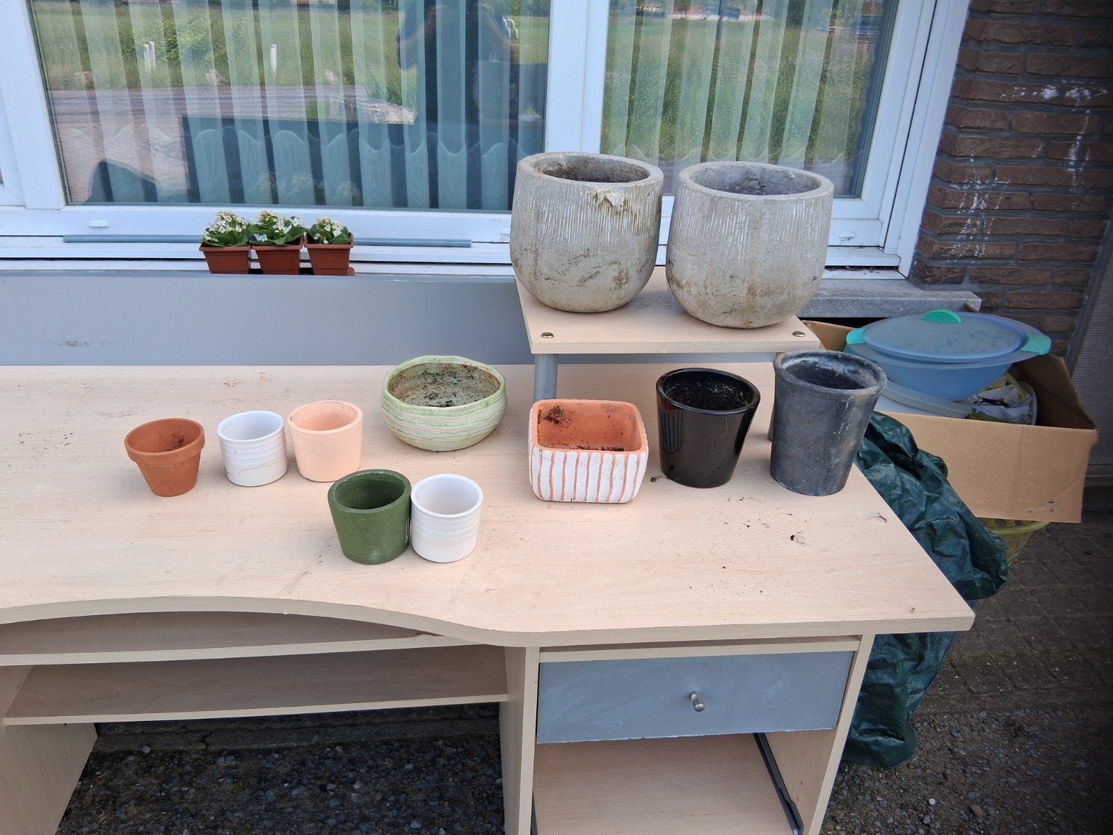gratis bloemboten, Tuin en Terras, Ophalen