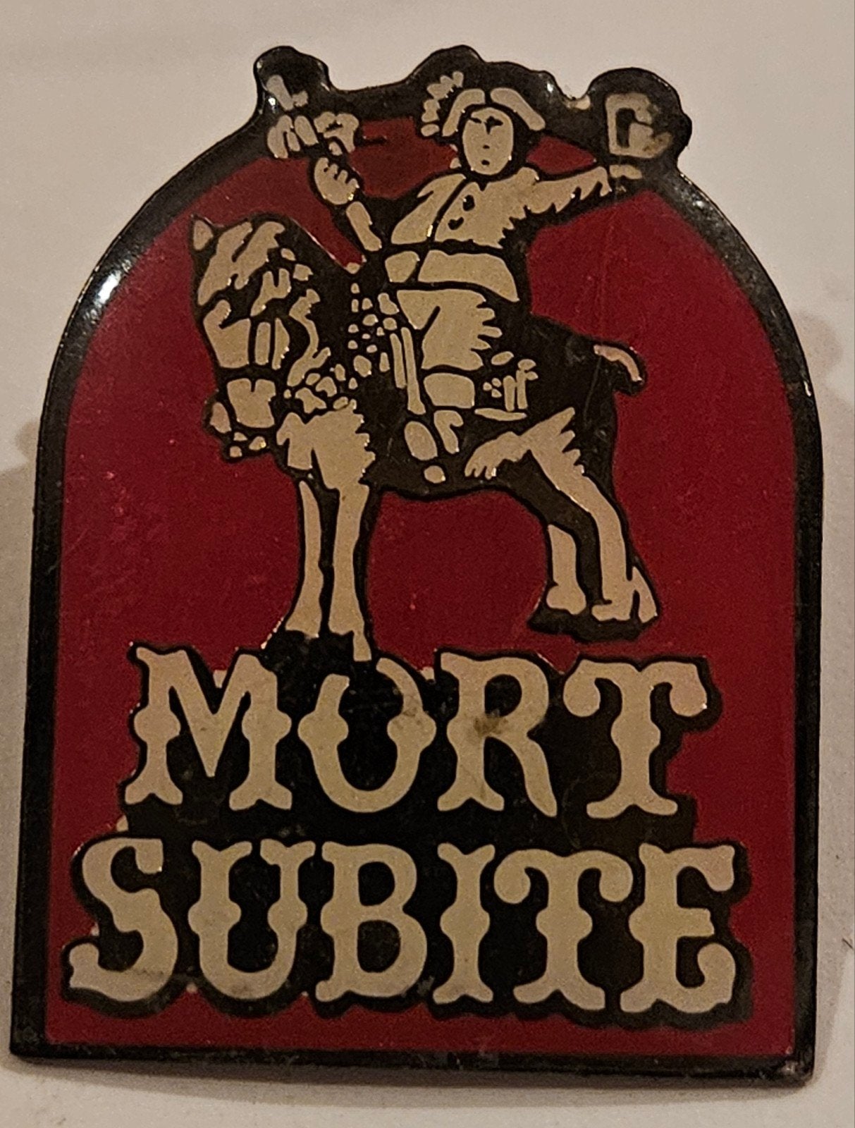 Épinglette vintage Mort Subite, Enlèvement ou Envoi
