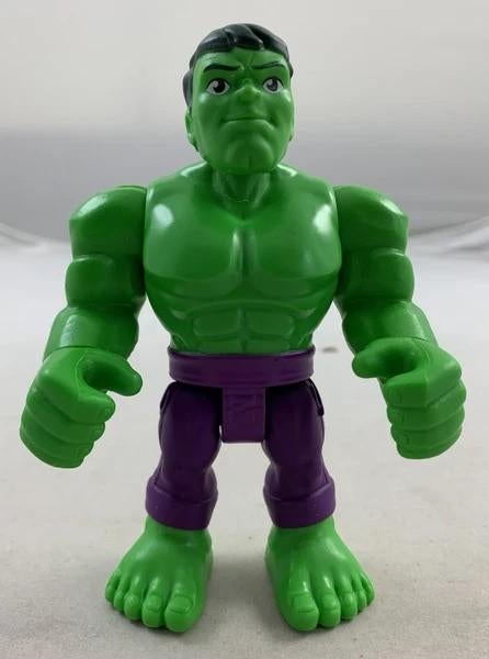 Playskool Marvel Super Hero Adventures Hulk Actionfigure, Verzenden, Zo goed als nieuw