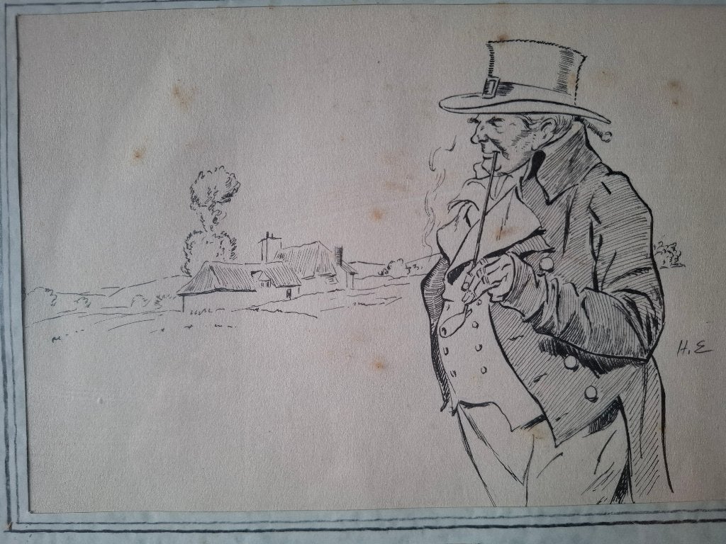 Henri Evenepoel, Portrait ou Personnes, Enlèvement ou Envoi, Réaliste, Papier