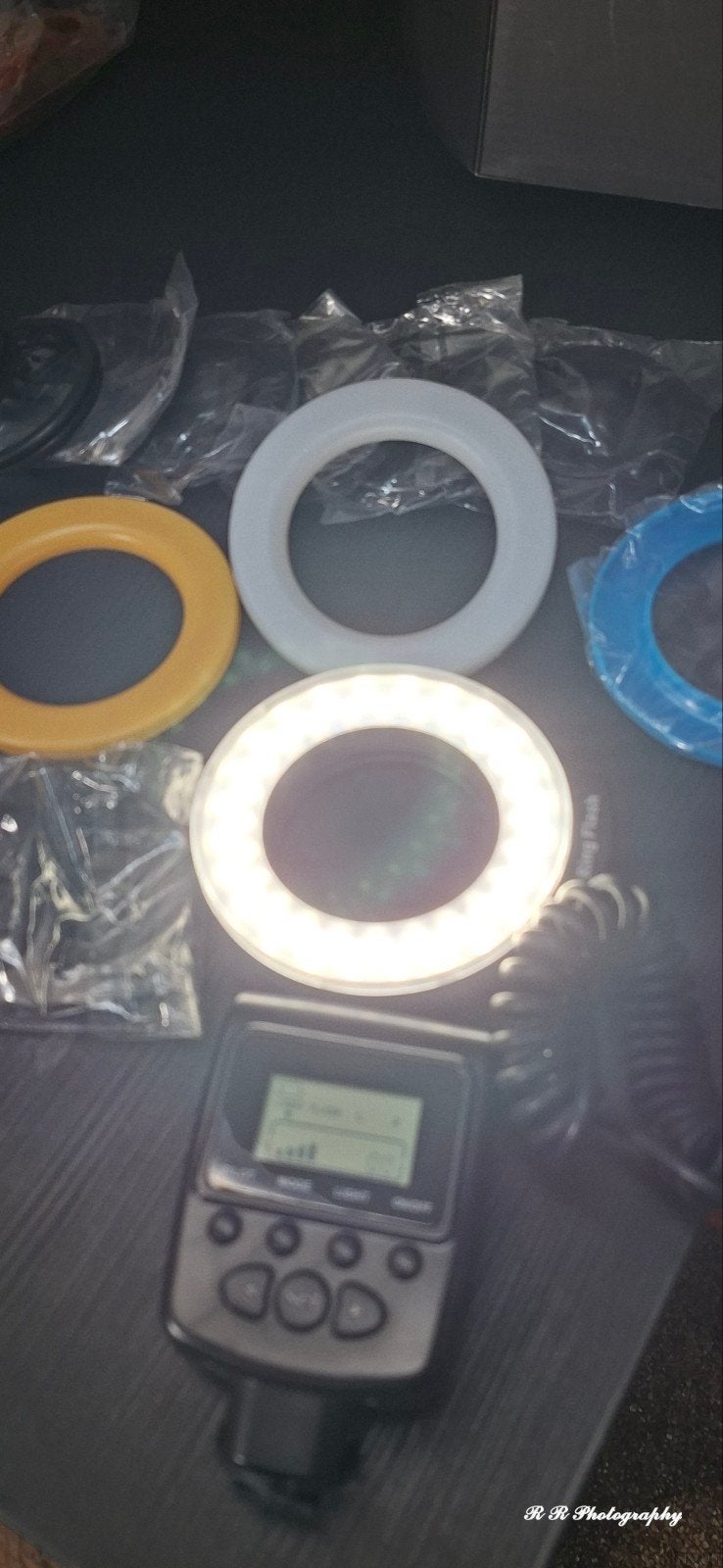 Universele LED Macro Ringflitser (Compleet in doos), Audio, Tv en Foto, Foto | Flitsers, Ophalen, Ringflitser, LCD-scherm