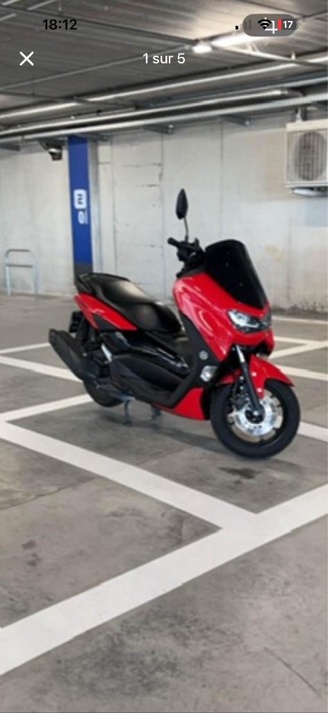 Yamaha Nmax 125 rouge, Vélos & Vélomoteurs, Scooters | Yamaha, Autres modèles, 125 cm³, Enlèvement, Utilisé