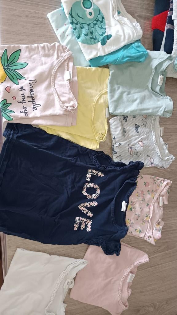 Pakket meisjeskleding lente/zomer maat 86/92, Kinderen en Baby's, Ophalen