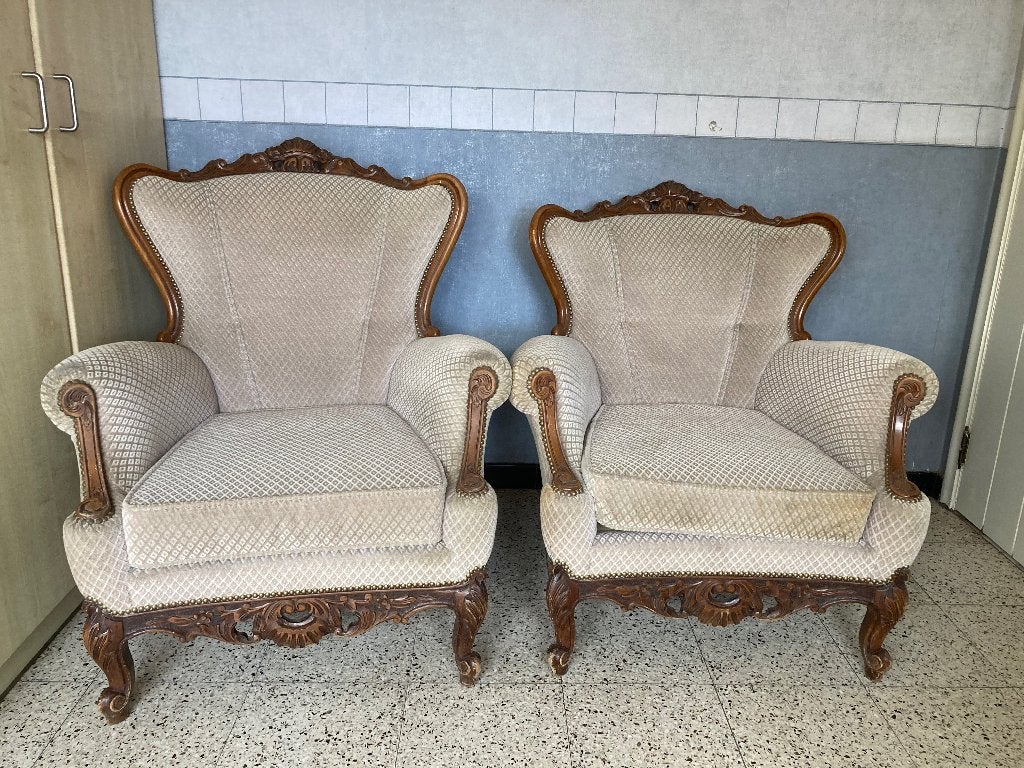 2 Fauteuils, Ophalen, Gebruikt, 75 tot 100 cm