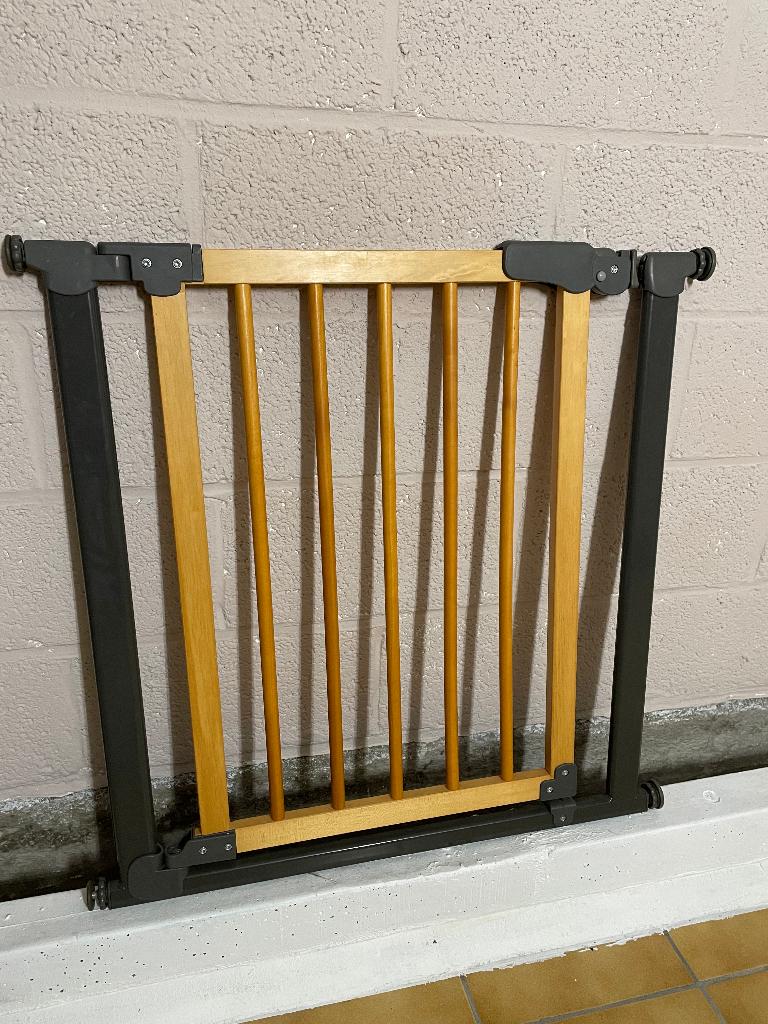 Barrière d'escalier de protection des enfants, Barrière de sécurité, Comme neuf, Enlèvement, Bois