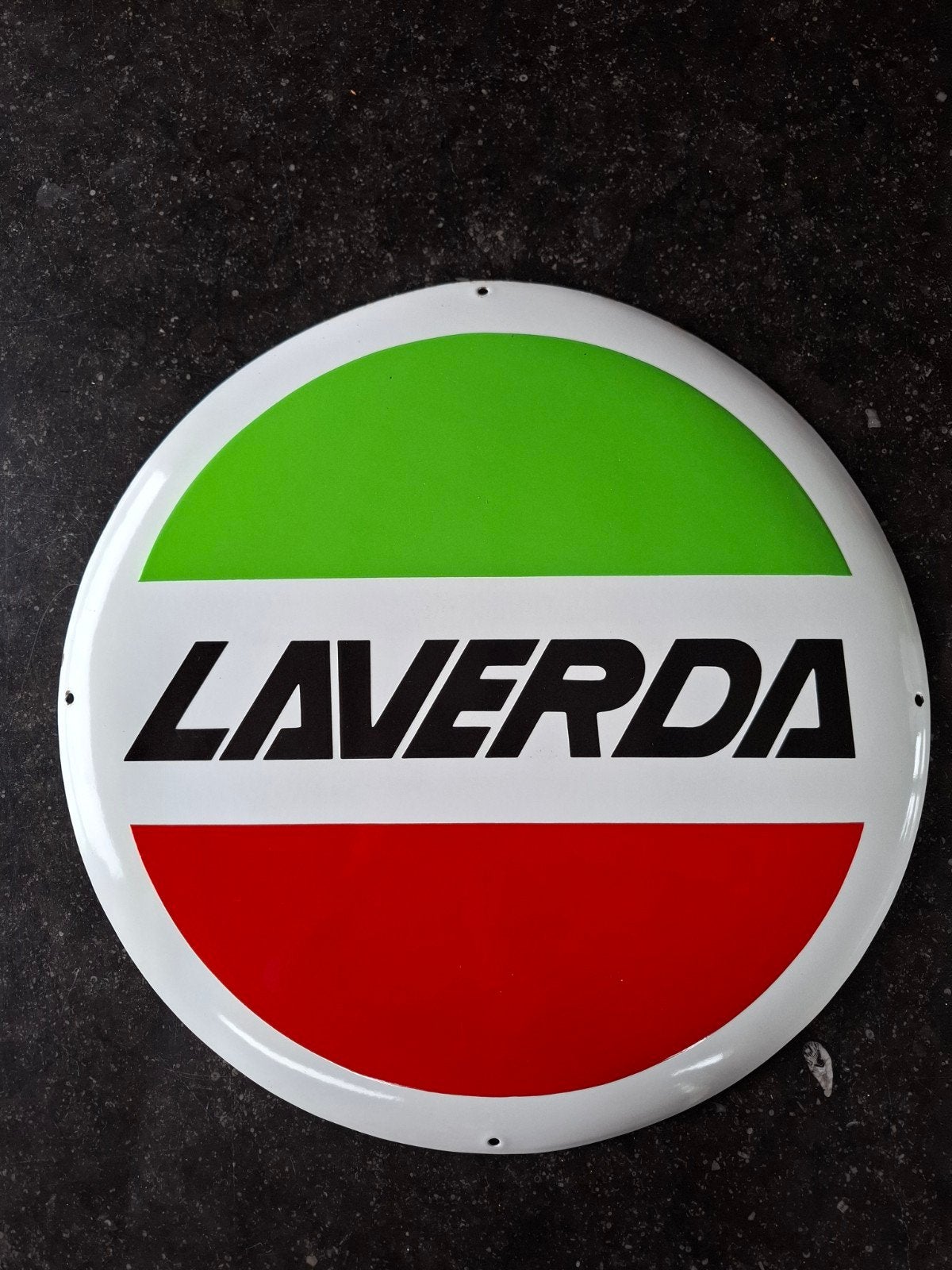 Laverda emaille signe, Ophalen of Verzenden