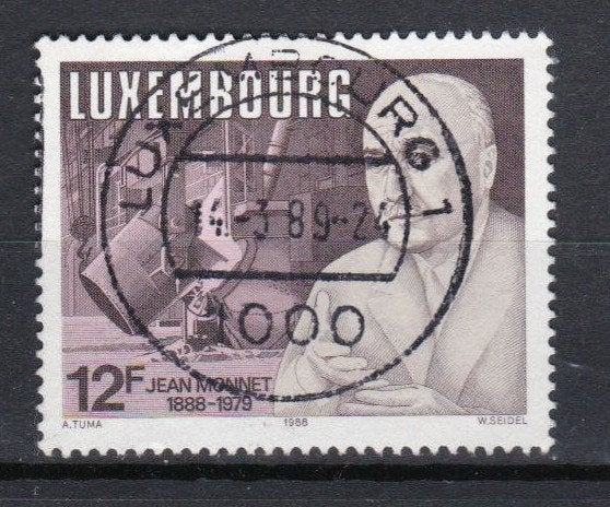 Luxembourg 1988 - N 1207, Timbres & Monnaies, Envoi, Luxembourg, Affranchi