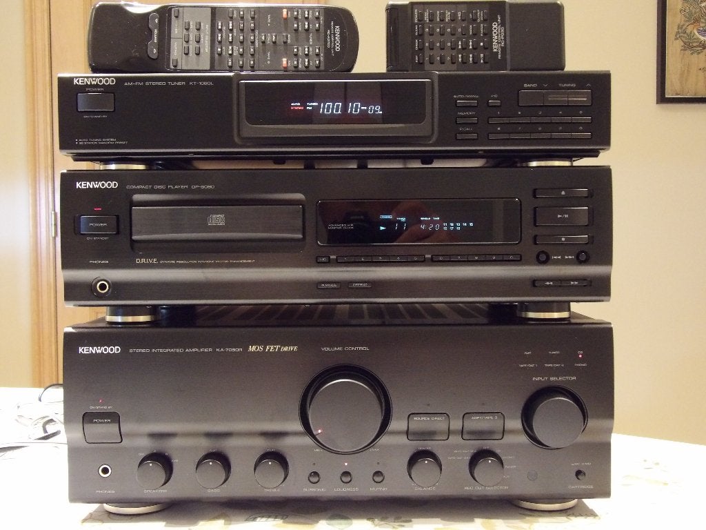 Stereo KENWOOD KA-7050R (15,4 Kg) –DP-5060 –KT-1060L + 2 AB*, Audio, Tv en Foto, Stereoketens, Zo goed als nieuw, Cd-speler, Tuner of Radio
