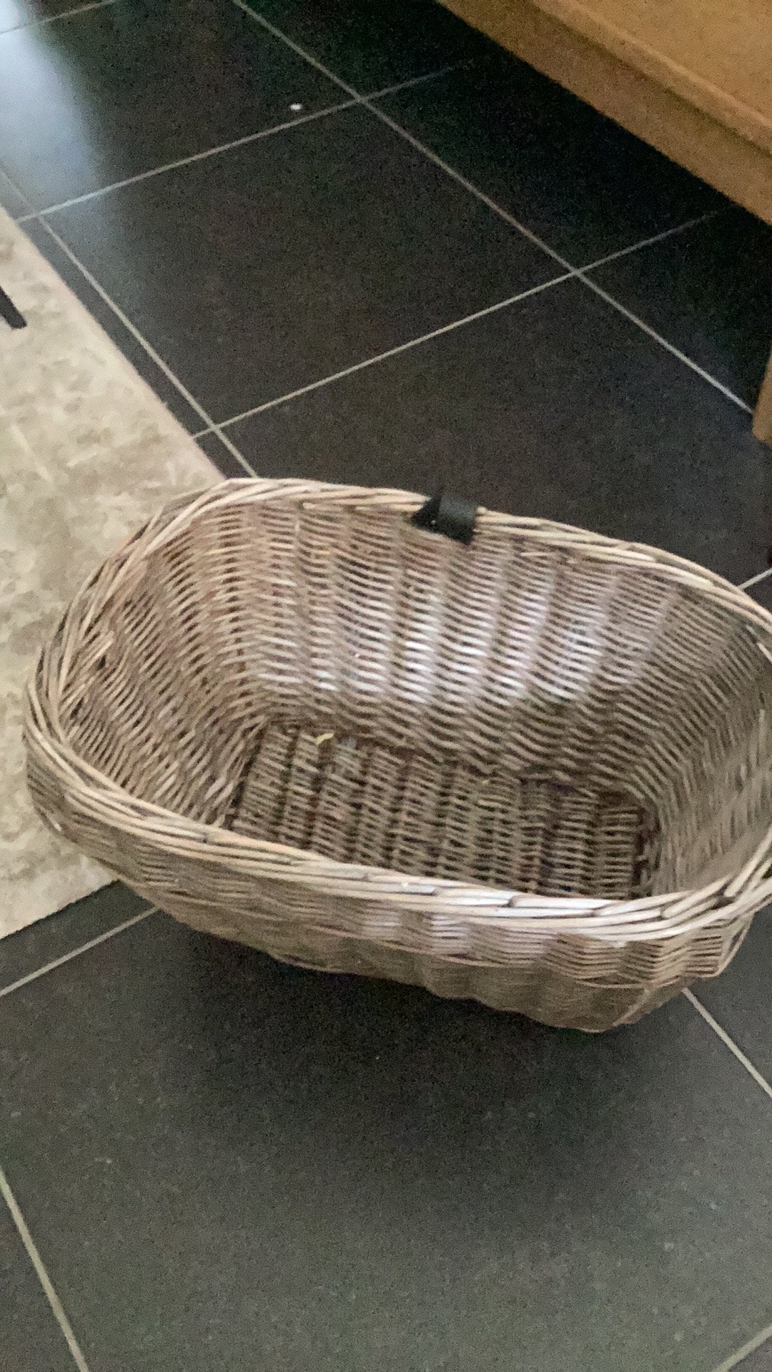 Rotan fietsmand, Ophalen, Zo goed als nieuw, Fietsmand