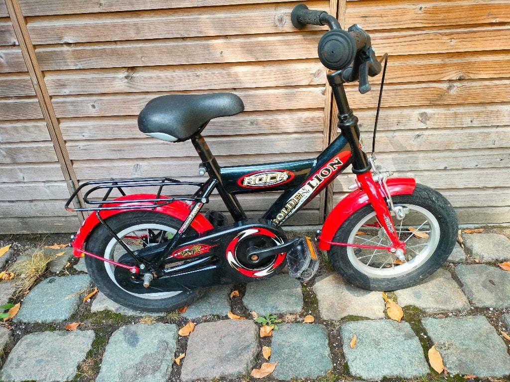 Kinderfiets 12 inch, Frein à rétropédalage, Golden lion rock, Enlèvement, Utilisé