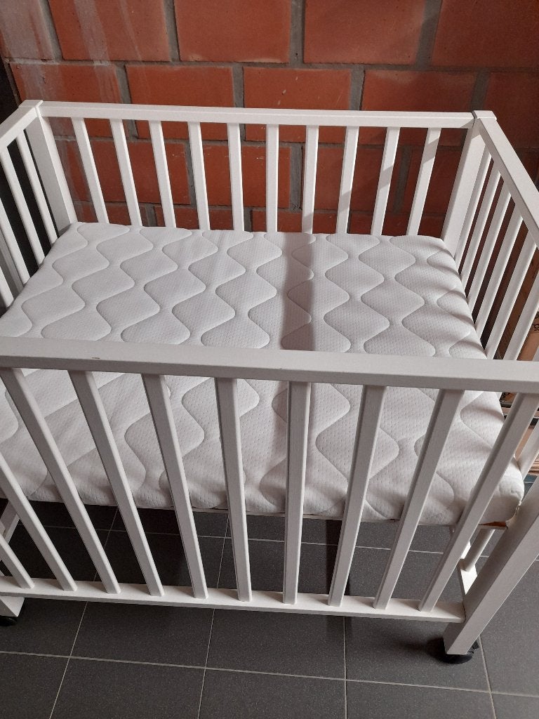 Handig park met overtrekken en matras, Kinderen en Baby's, Ophalen, Gebruikt, Rechthoekig, In hoogte verstelbaar
