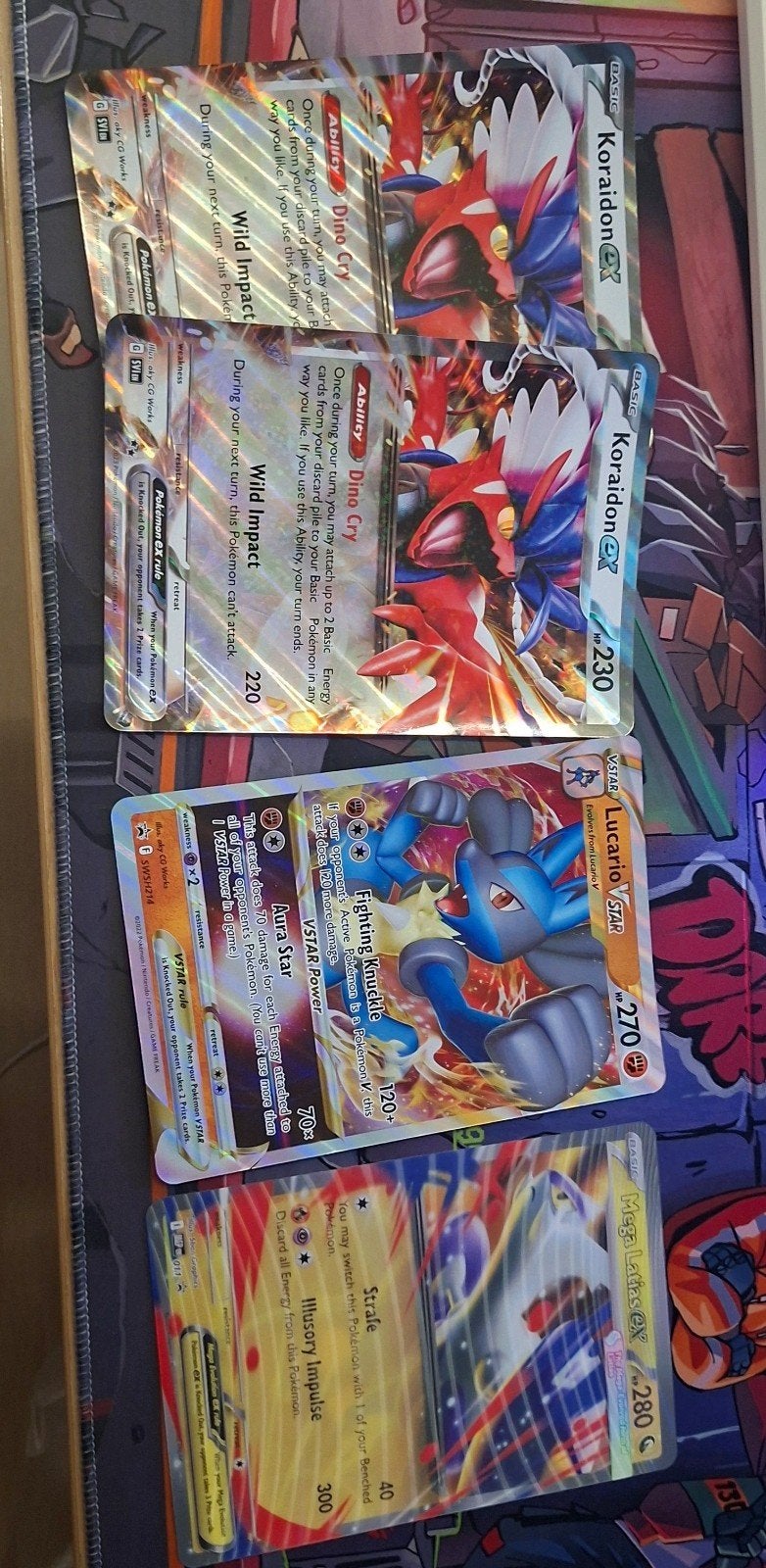 4 oversized pokemon kaarten, Enlèvement