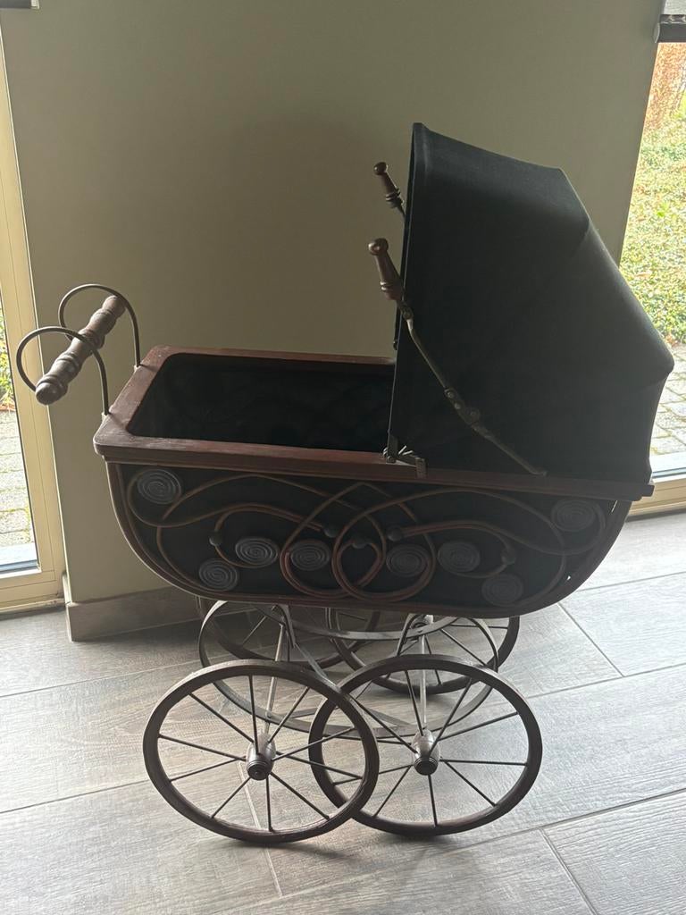 Antieke kinderwagen, Ophalen of Verzenden, Gebruikt, Kinderwagen
