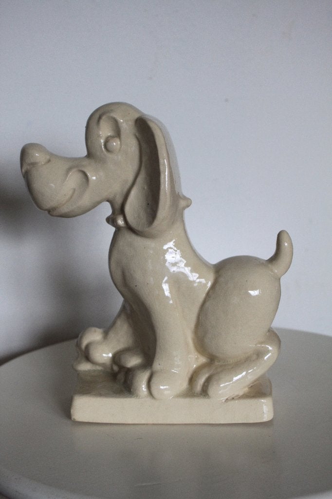 Vintage - Keramiek hondenbeeldje, Antiek en Kunst, Ophalen of Verzenden